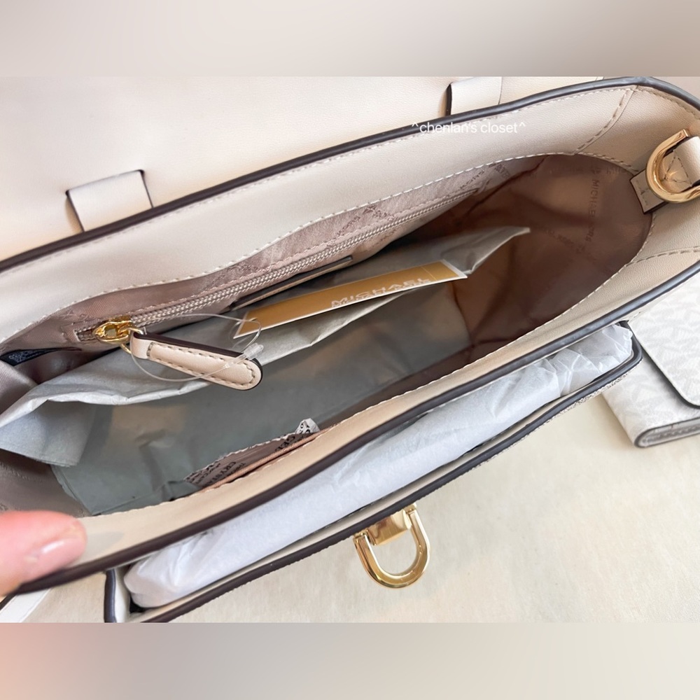 🔥NeW! Michael Lors Manhattan MD Satchel With Wallet - Picture 8 of 14